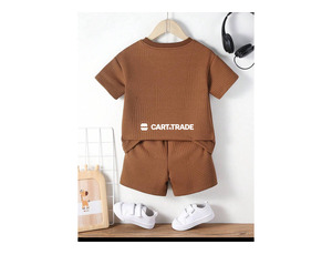 SHEIN Young Boy Detail Tee & short - 2